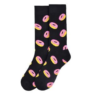 Mens Crew Socks Mens Donut Socks Gift for Men Groomsmen Gift Novelty Socks